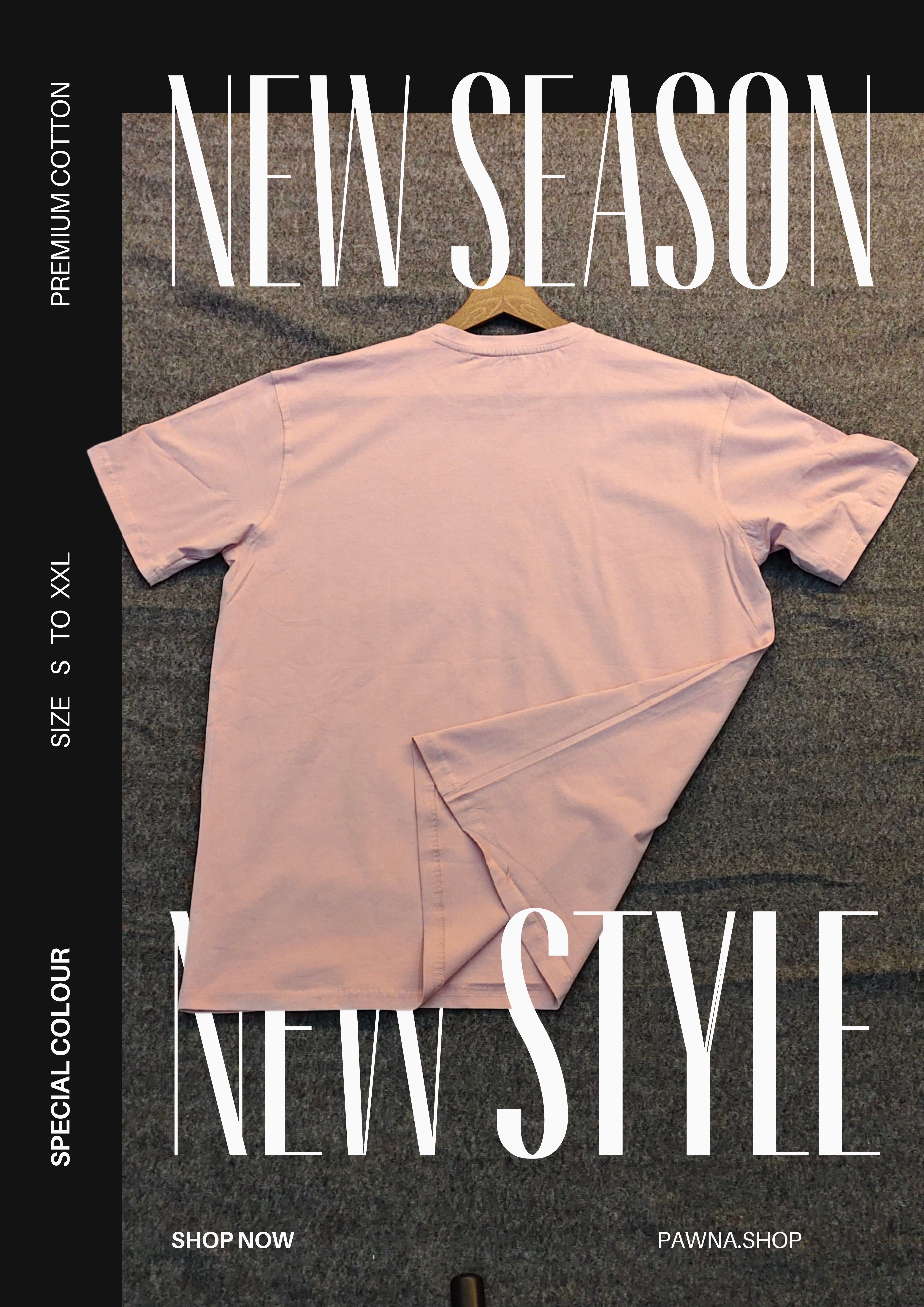 PAWNA Plain Classic  Fit T-Shirt